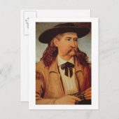 ジェームズ・バトラー'ワイルドビル'ヒックー(1837-76) 1874 (oi) ポストカード (正面/裏面)