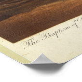 ジェームズ・フラー女王によるキリストのバプテスマ1873 ポスター (角)