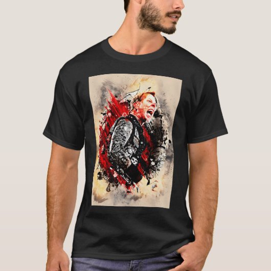 ジェームズ・ヘットフィールド Tシャツ (正面)