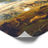 ジェームズ・ホープ大尉による砲兵地獄 ポスター (角)