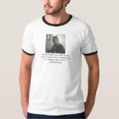 ジェームズ・ボールドウィンの引用 Tシャツ (正面)