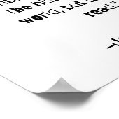 ジェームズ・ボールドウィン引用文ポスター ポスター (角)