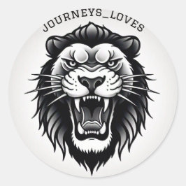 ジェームズ・マイケル・ミラーによるステッカーのドリームキャッチャー ラウンドシール