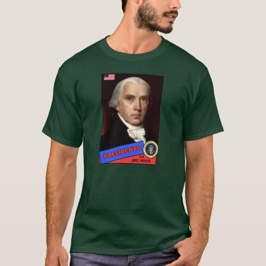 ジェームズ・マディソン・ベースボールカード Tシャツ (正面)