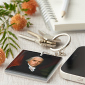 ジェームズ・マディソン 第4代大統領：植民地時代のアメリカ キーホルダー (正面右)