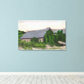 ジェームズ・マーシャル・キャビンの外観 キャンバスプリント (インサイチュ (ウッドフロア))