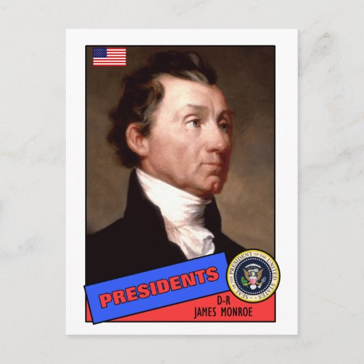 ジェームズ・モンロー野球カード ポストカード (正面)