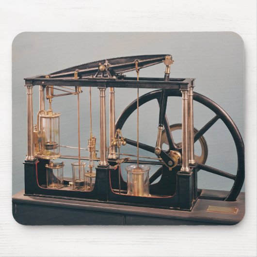 ジェームズ・ワットの蒸気機関の復元 マウスパッド (正面)