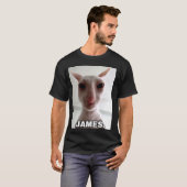 ジェームズ 猫 Tシャツ (正面フル)