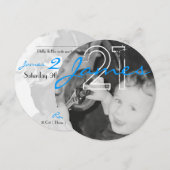 ジェームズ 21歳 (サークル範囲) 招待状 (正面/裏面)