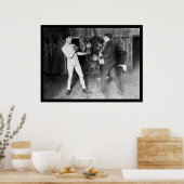 ジェームズ・J・コルベットボクシング1905 ポスター (キッチン)