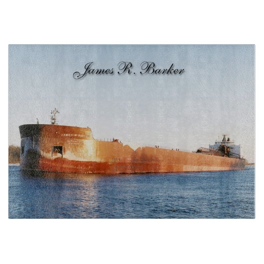 ジェームズ・R・バーカーの切り抜き盤 カッティングボード (正面)