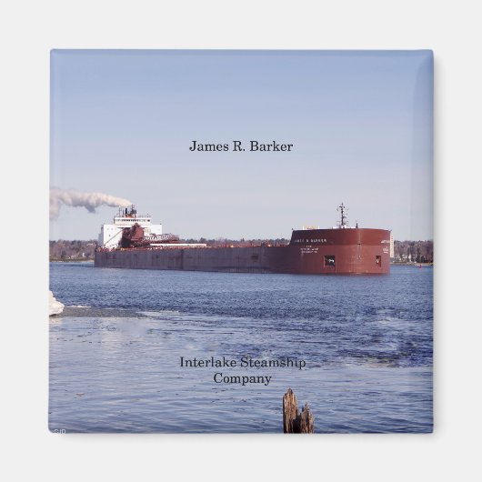 ジェームズ・R・バーカー磁石 マグネット (正面)