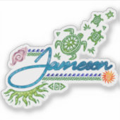 ジェームソンウォーターボトルのシール シール (正面)