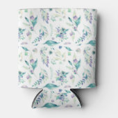 ジェーモダンドグリーンのラベンダー水カラーフローラ 缶クーラー (正面)