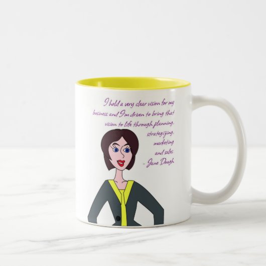 ジェーンのこね粉 ツートーンマグカップ (右)