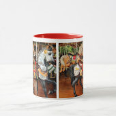 ジェーンの回転木馬馬の茶の中で マグカップ (中央)