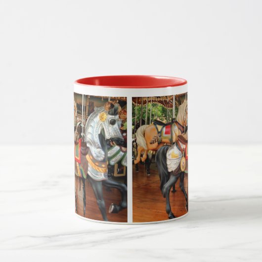 ジェーンの回転木馬馬の茶の中で マグカップ (中央)