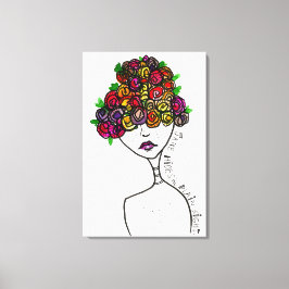 ジェーンは見えずにひっそりと隠れる キャンバスプリント