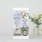 ジェーンアイレブロンテ引用文ブックラバーギフトブックマーク カード (スタンド正面)