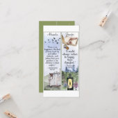 ジェーンアイレブロンテ引用文ブックラバーギフトブックマーク カード (正面/裏面インサイチュ)