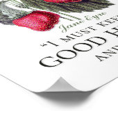 ジェーンアイレ保ー – 健康に – イチゴ ポスター (角)