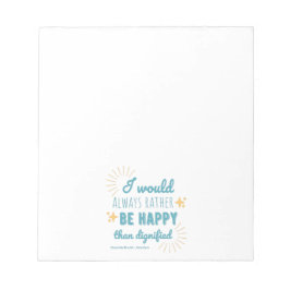 ジェーンアイレ引用文Iブルーエディション ノートパッド