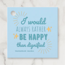 ジェーンアイレ引用文Iブルーエディション フェイバータグ