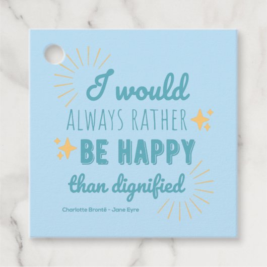 ジェーンアイレ引用文Iブルーエディション フェイバータグ (正面)