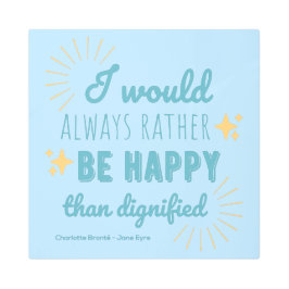 ジェーンアイレ引用文Iブルーエディション メタルプリント