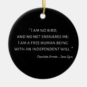 ジェーンアイレ引用文IIクラシックスタイル セラミックオーナメント (正面)