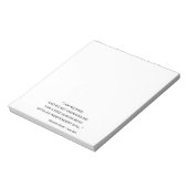 ジェーンアイレ引用文IIクラシックスタイル ノートパッド (回転)