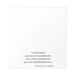 ジェーンアイレ引用文IIクラシックスタイル ノートパッド