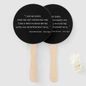 ジェーンアイレ引用文IIクラシックスタイル ハンドファン (正面&裏面)