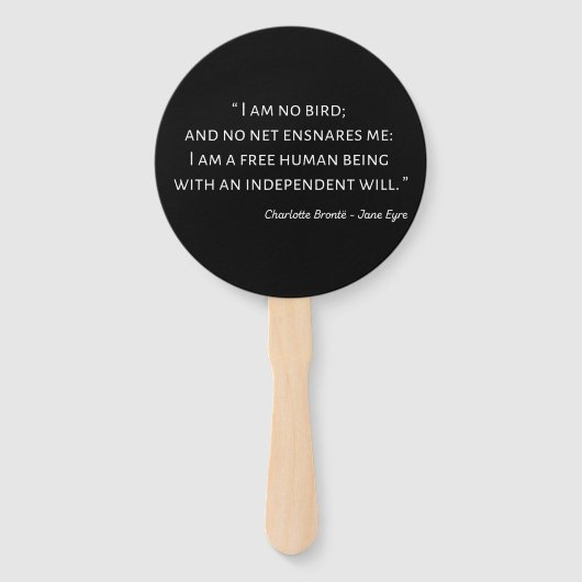 ジェーンアイレ引用文IIクラシックスタイル ハンドファン (正面)