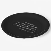 ジェーンアイレ引用文IIクラシックスタイル ペーパープレート (アングル)