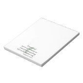 ジェーンアイレ引用文II ノートパッド (回転)