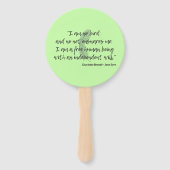 ジェーンアイレ引用文II ハンドファン (裏面)