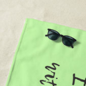 ジェーンアイレ引用文II ビーチタオル (インサイチュ)