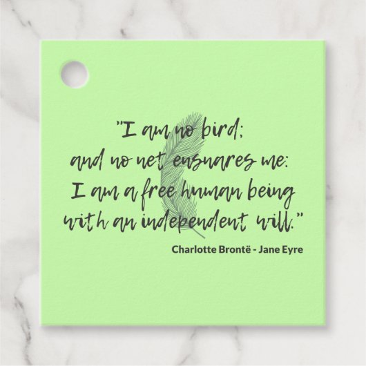 ジェーンアイレ引用文II フェイバータグ (正面)