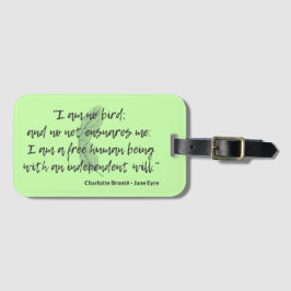 ジェーンアイレ引用文II ラゲッジタグ