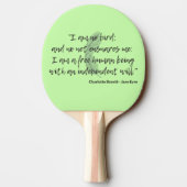 ジェーンアイレ引用文II 卓球ラケット (裏面)