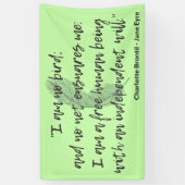 ジェーンアイレ引用文II 横断幕 (縦)