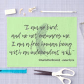 ジェーンアイレ引用文II 薄葉紙 (クラフト)