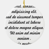 ジェーンアイレ結婚したー読者 セラミックオーナメント (裏面)