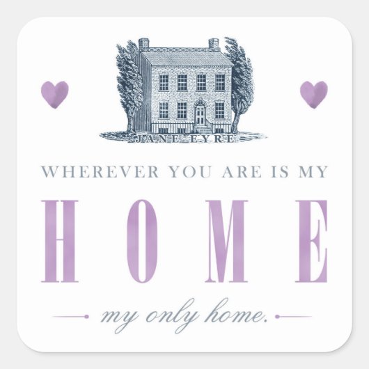 ジェーンアイレ – マイオンリーホームハウス スクエアシール (正面)