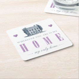 ジェーンアイレ – マイオンリーホームハウス スクエアペーパーコースター