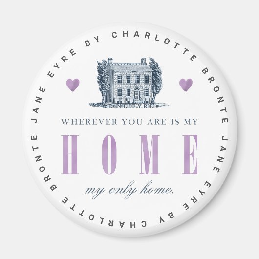 ジェーンアイレ – マイオンリーホーム – ヴィンテージ マグネット (正面)