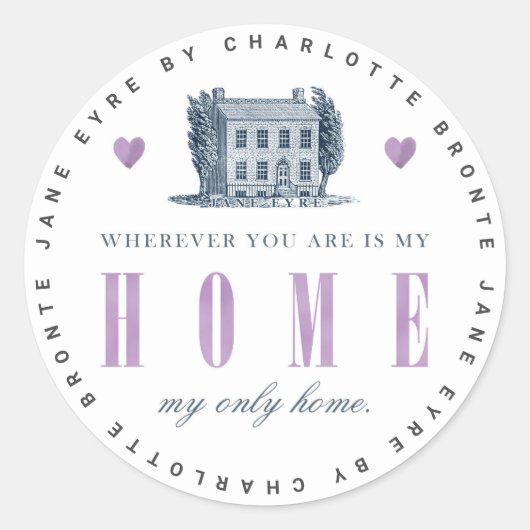 ジェーンアイレ – マイオンリーホーム – ヴィンテージ ラウンドシール (正面)
