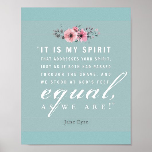 ジェーンアイレ – 今のまま – ティール(緑がかった色) ポスター (正面)